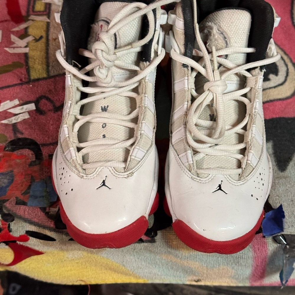 Jordan Kids Sneakers - White and Red